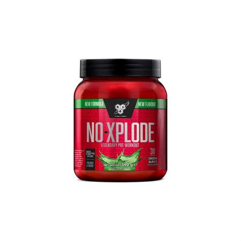 Pre Workout NO Xplode Legendary Pre Workout BSN Green Burst Kiwi