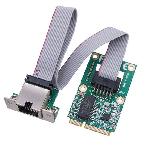 Husxh Mini Pci E Network Card Rtl8111h Gigabit Ethernet Nic Adapter