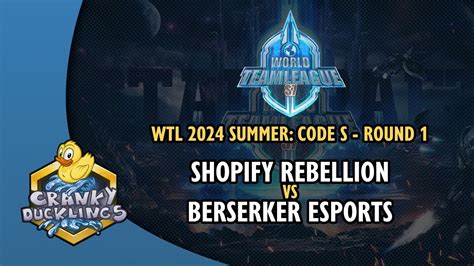 Shopify Rebellion Vs Berserker Esports World Team League Summer