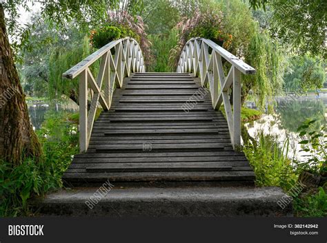 Wooden Bridge Over Water