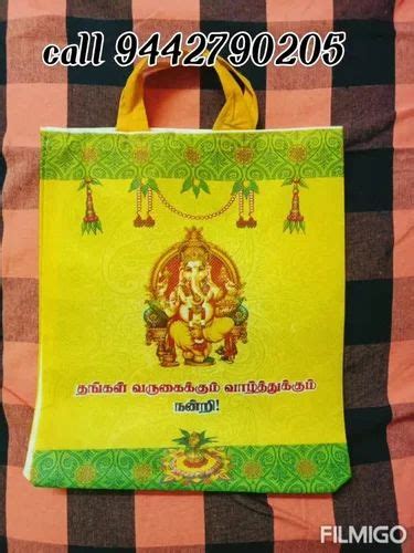 Multicolor Printed Loop Handle Non Woven Bag Size Dimension 10 12 At