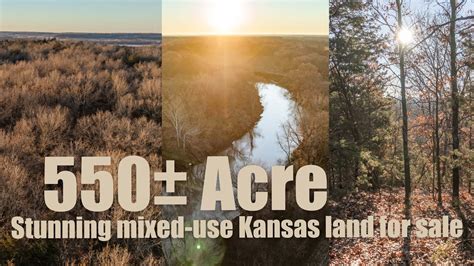 550 Acre Kansas Land For Sale Recreational Tillable Timber And