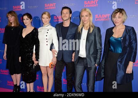 Lea Seydoux Gaspard Ulliel And Aymeline Valade Attending The Premiere