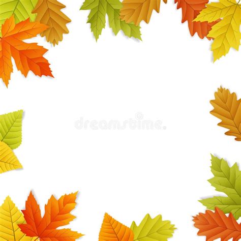 Fall Leaf Border Stock Vector - Image: 59117582