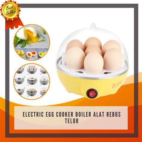 Jual Electric Egg Cooker Boiler Alat Rebus Telur Steamer Telur Alat