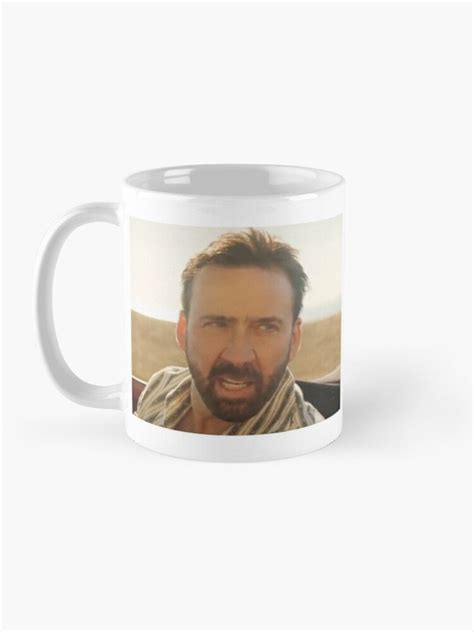 Pedro Pascal and Nicolas Cage Meme Coffee Mug, Pedro Pascal and Nicolas ...