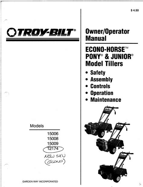 Troy Bilt Ag E Manual