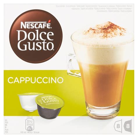 Nescafé Dolce Gusto Cappuccino Kawa i mleko w kapsułkach 186 4 g 8 x