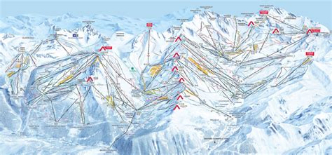 Pistenplan Portes Du Soleil TVK Skiwochen