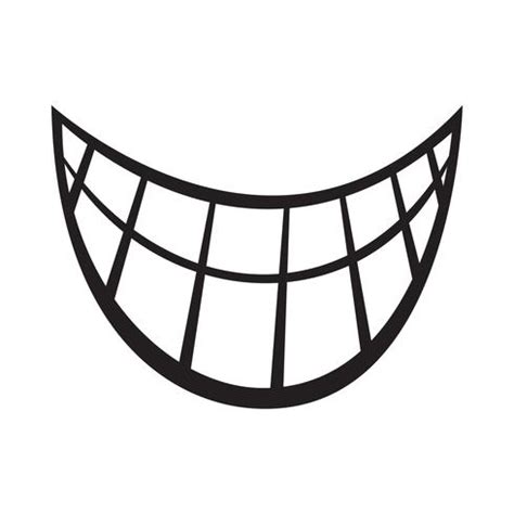 Big Happy Toothy Cartoon Smile vector icon 553819 Vector Art at Vecteezy