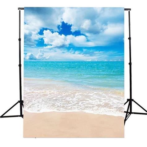 Ct Toile De Fond Backdrop Tissu X M Mer Plage Photographie Studio