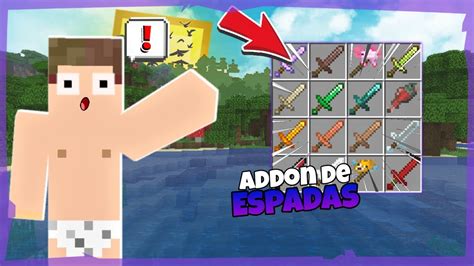 ESSE ADDON ADICIONA MAIS DE 30 NOVAS ESPADAS OPS NO MINECRAFT MCPE