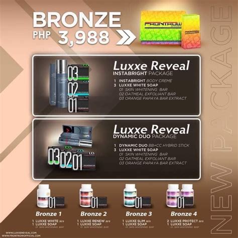 Luxxewhite Frontrow Baguio Bronze Package