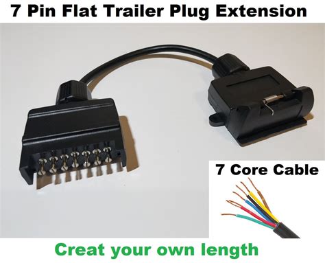 7 Wire Trailer Plug Extension Wiring Diagram And Schematics