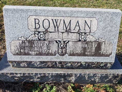 Millard Moyer Bowman 1901 1971 Find A Grave Memorial