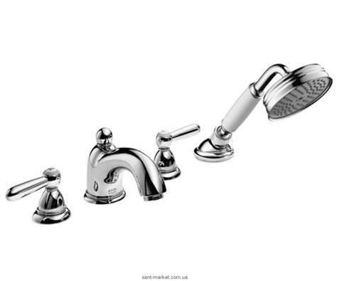 Смеситель двухвентильный на борт ванны с душем Hansgrohe коллекция Axor ...