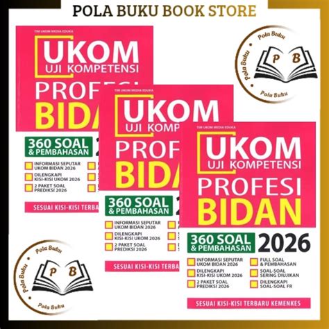 jual buku ukom uji kompetensi profesi bidan  shopee indonesia