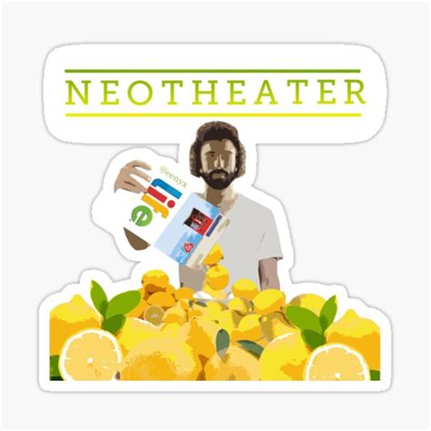 Simplistic Neotheater Ajr Life Gives You Lemons Sticker Sticker By