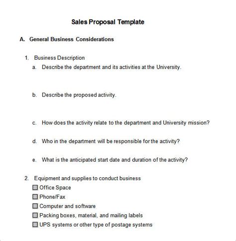 19+ Sales Proposal Template in Google Docs | MS Word | PDF | Pages