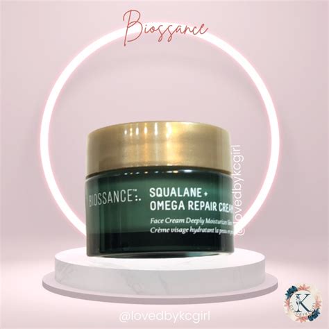 BIOSSANCE Squalane Omega Repair Cream 15mL Shopee Philippines