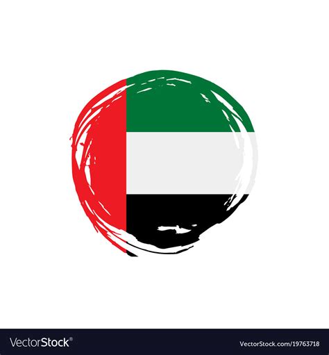 United Arab Emirates Flag Royalty Free Vector Image