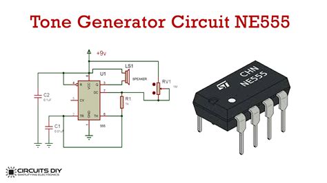 555 Timer Signal Generator Circuits Circuit Diagram