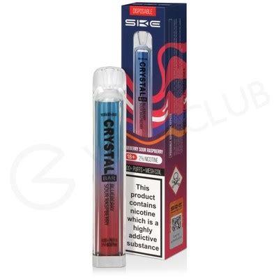 Blueberry Sour Raspberry Crystal Bar Disposable Vape 600 Puffs