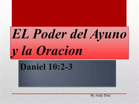 21 Dias De Ayuno Y Oracion Ppt