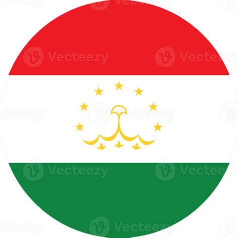 Tajikistan flag round shape PNG 22109553 PNG