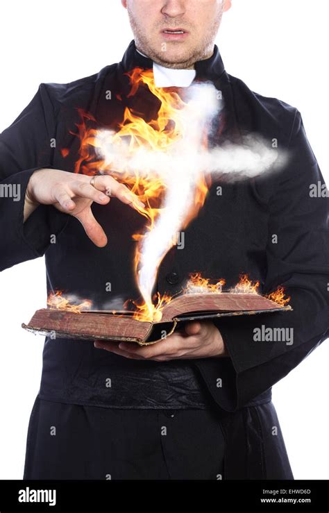 spiritual rite - cursed book Stock Photo - Alamy