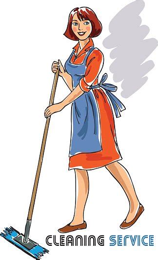 Cleaning Lady Vector at GetDrawings | Free download