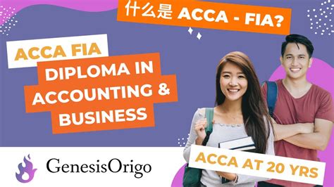 ACCA FIA Foundation In Accountancy Diploma In Accounting Business