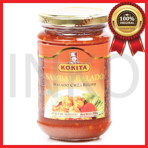 Jual Kokita Sambal Balado Toples Kaca 350gr Shopee Indonesia