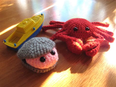 Crab And Clam Pattern Clams Amigurumi Pattern Yarn Crafts Crochet