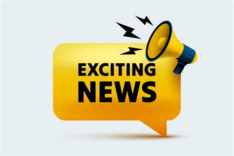 Premium Vector | Exciting news message megaphone announces news banner ... 