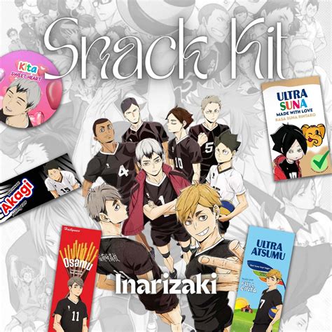 Jual Inarizaki Haikyuu Snack Kit Ultra Milk Pocky Ultra Mimi