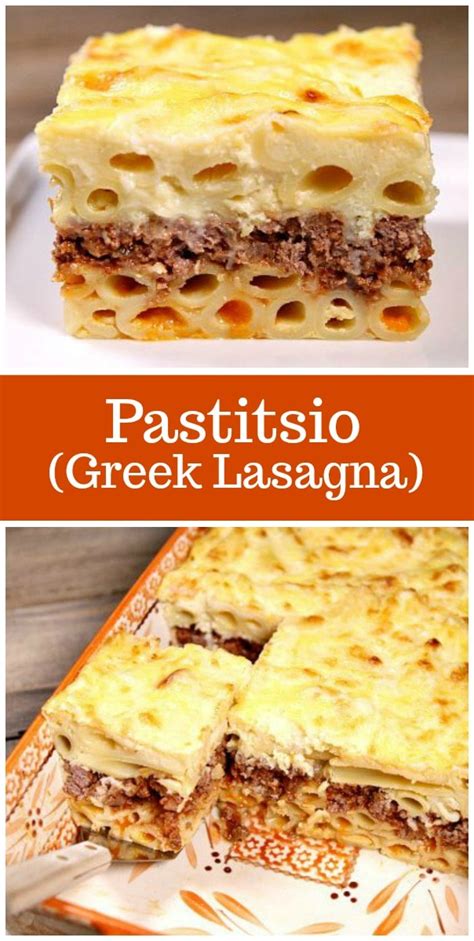 Pastitsio Greek Lasagna Recipe Girl