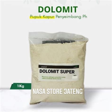 Jual Kapur Dolomit Super Pupuk Pertanian Kemasan 1kg Shopee Indonesia