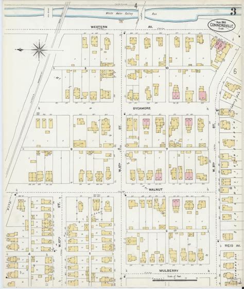 Image Of Sanborn Fire Insurance Map From Connersville Fayette County