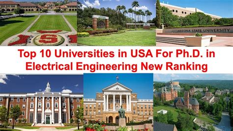 Top 10 UNIVERSITIES IN USA FOR PHD IN ELECTRICAL ENGINEERING New