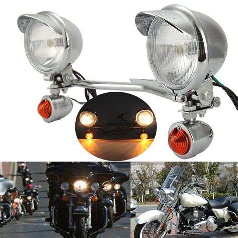 Passing Turn Signals Light Bar For Yamaha V Star Xvs Classic