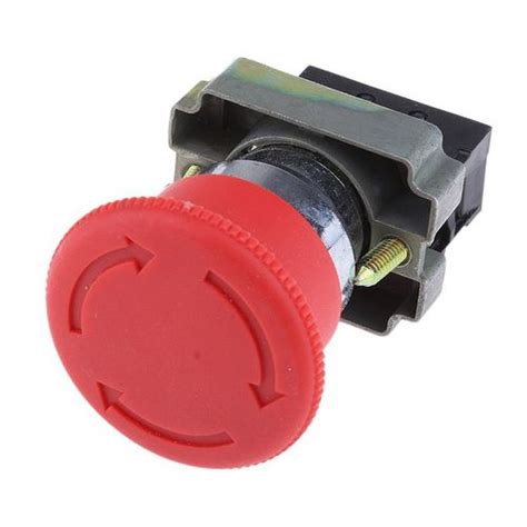 Generic Nc Mushroom Latching Red Sign Emergency Stop Push Button Switch