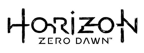 Logo For Guerrilla Games New Title Horizon Zero Dawn Type Design By