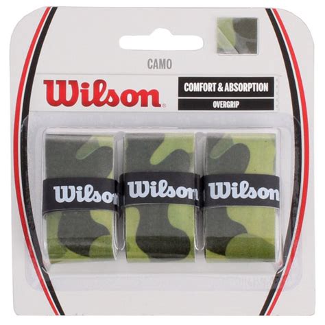 Wilson Camo Overgrip Comfort And Absorption 3 Pack Richie Tennis World