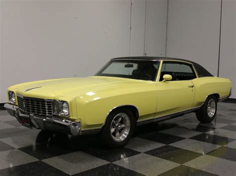 Yellow 1972 Chevrolet Monte Carlo For Sale Mcg Marketplace