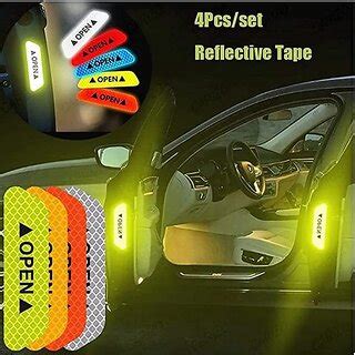 Buy Reflective Car Door Edge Guard Stickers Pack Of Neon Open Door