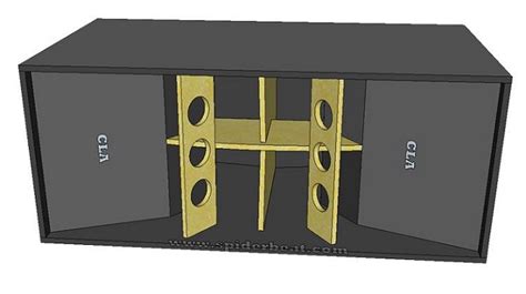 Skema Box Speaker Cla Inch Double Untuk Mereproduksi Bass Jauh