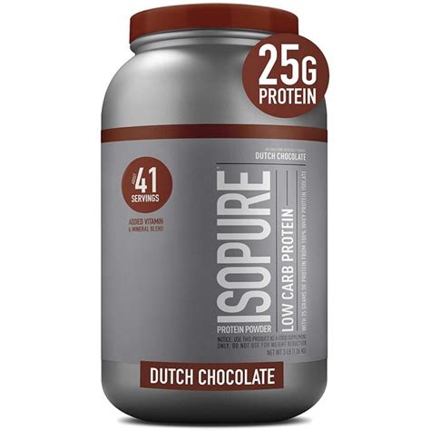 Buy Isopure Low Carb Protein Powder Dutch Chocolate 3lbs From Aed285