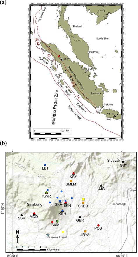 A Sinabungs Position Relative To The Sumatran Subduction Zone Map