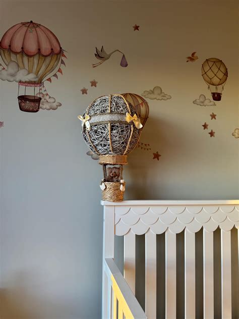 Hot Air Balloon Nursery Lights Baby Shower Gift Nursery Decor Etsy